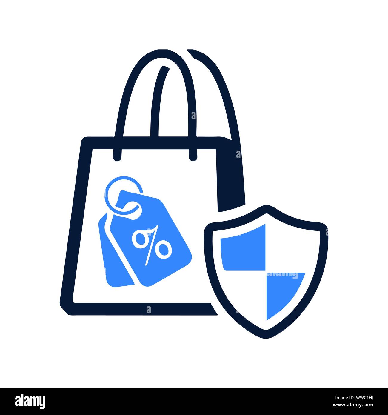 Secure payment badge label hi-res stock photography and images - Alamy