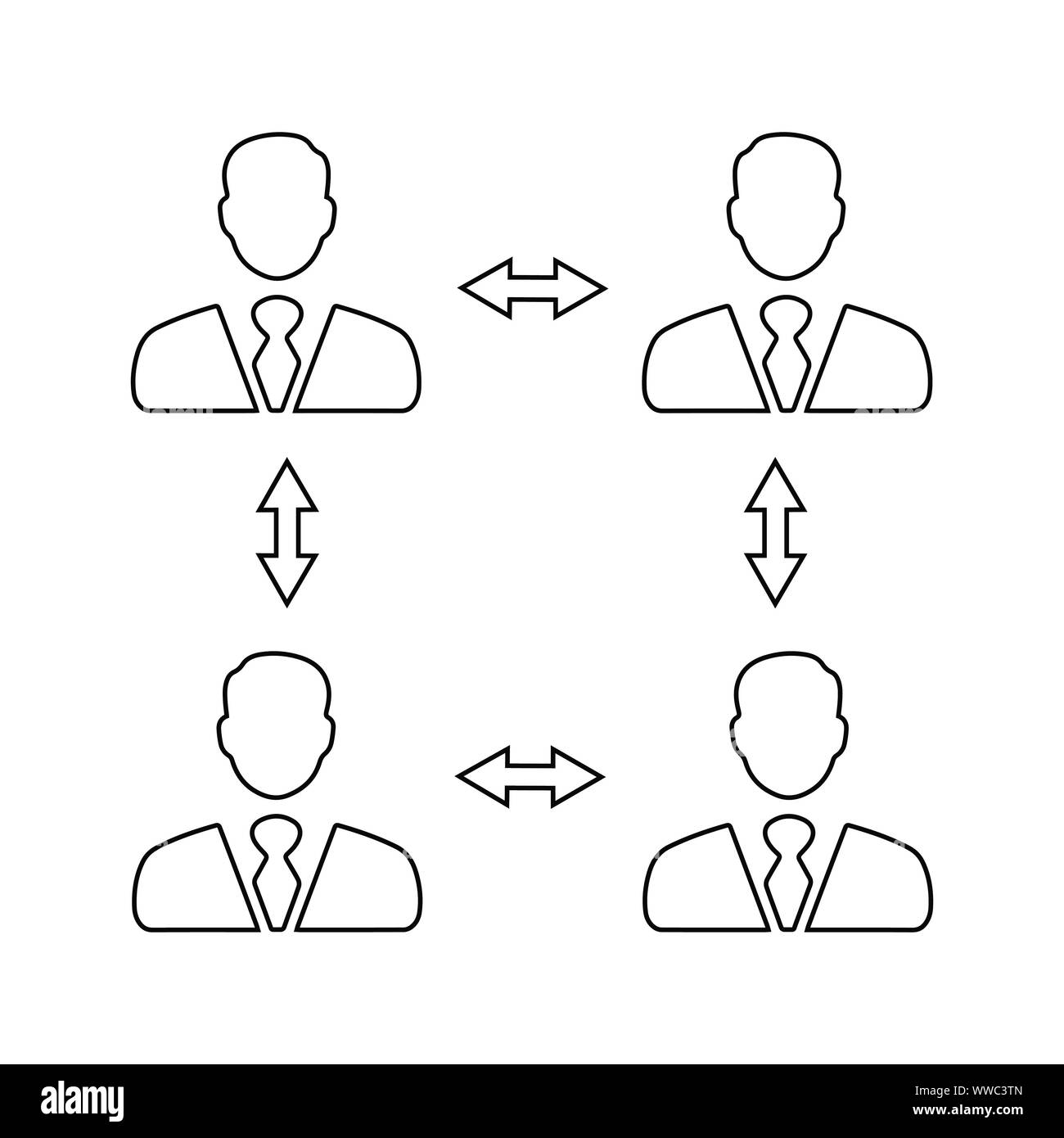 Well organized and fully editable Teamwork, Work Together, Cooperation ...