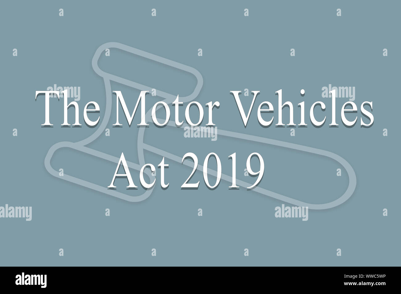 Illustration showing of Motor Vehicle Act 2019 were passed by Indian