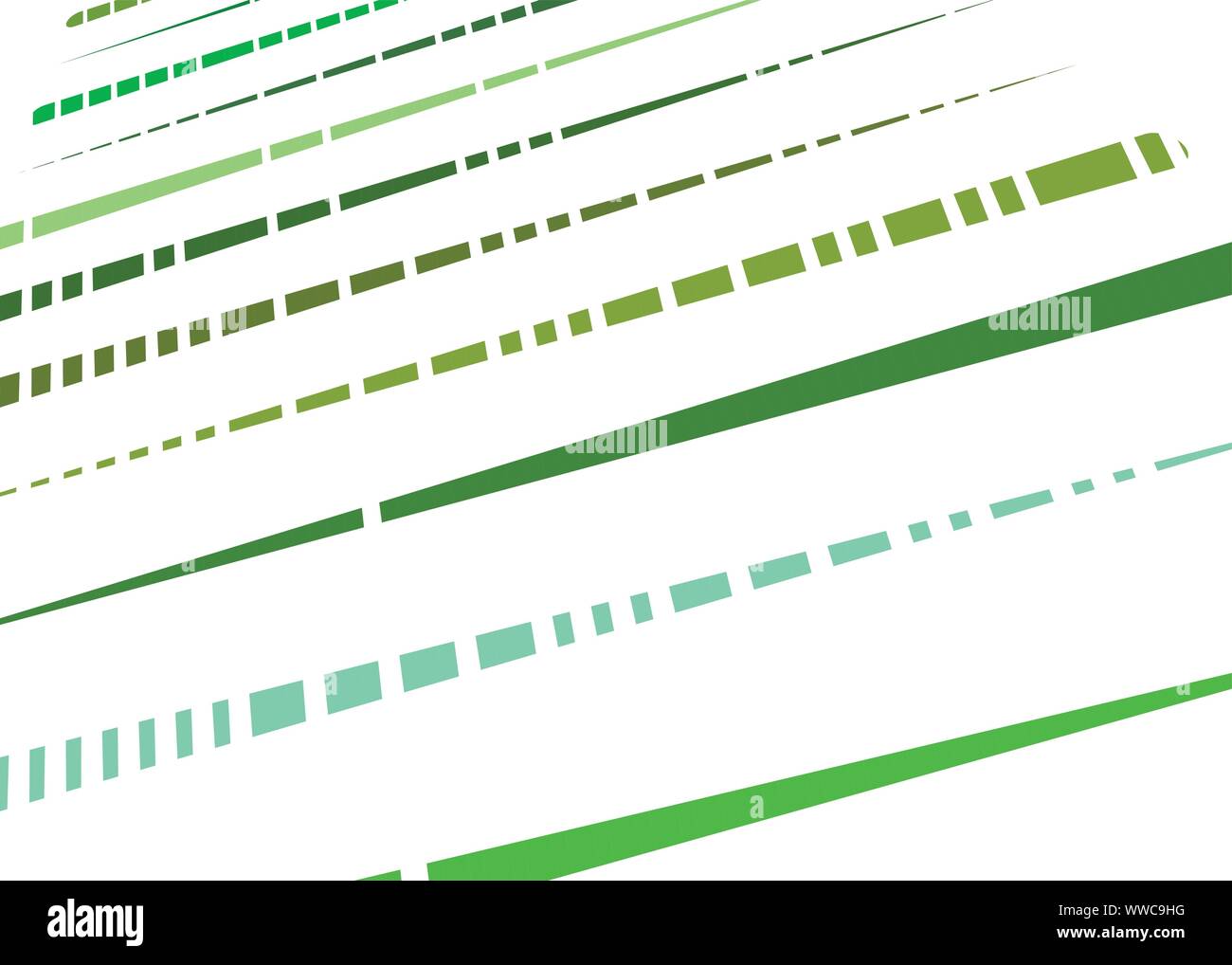Grid, mesh with intermittent, dashed lines. Intersecting dynamic stripes. Irregular grating, lattice texture. Interlocking, criss-cross abstract geome Stock Vector