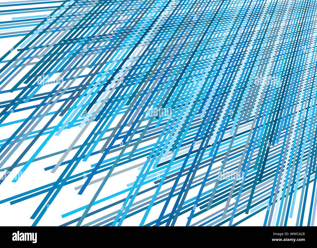 Grid, mesh with dynamic lines. Intersecting stripes. Irregular grating ...