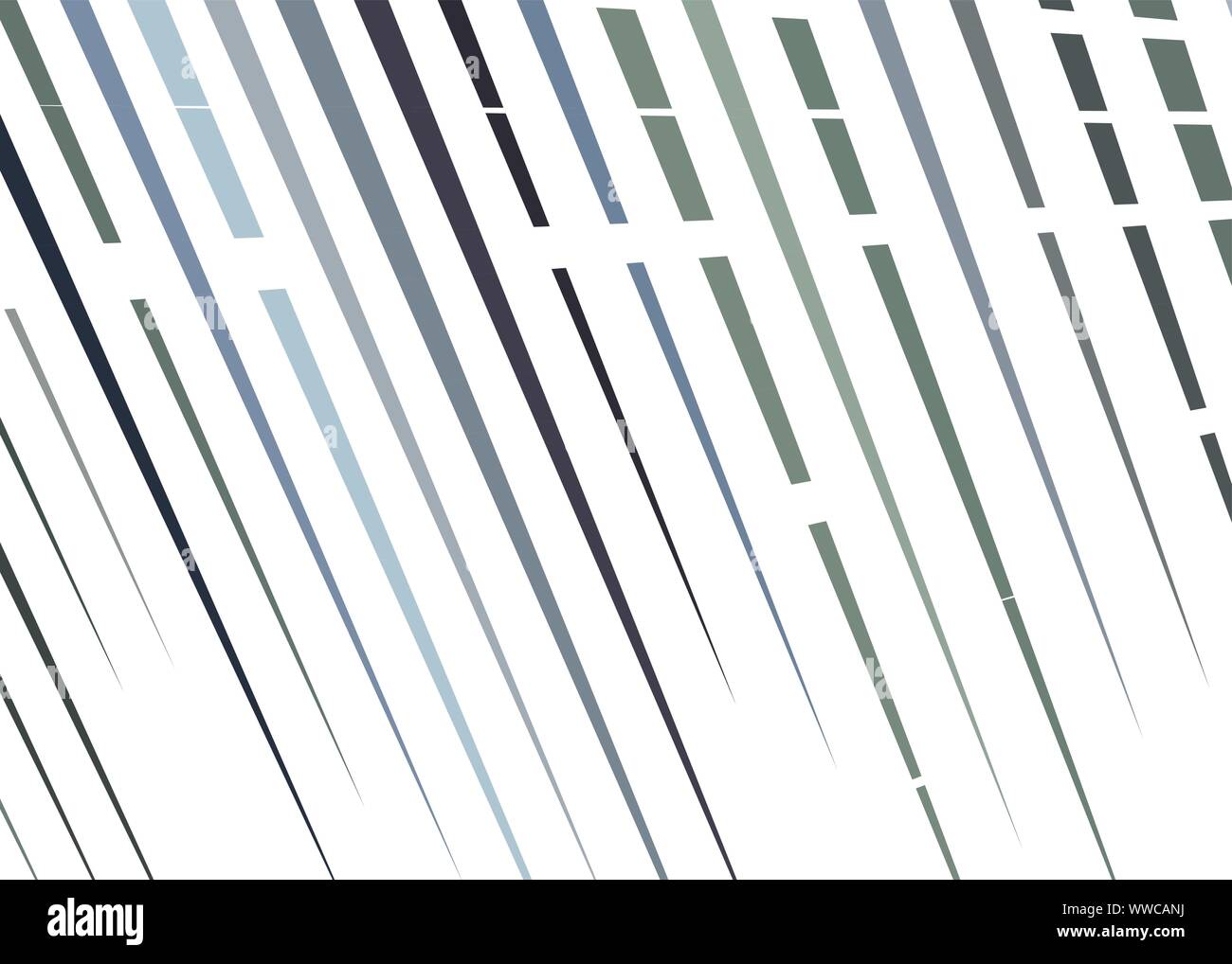 Grid, mesh with intermittent, dashed lines. Intersecting dynamic stripes. Irregular grating, lattice texture. Interlocking, criss-cross abstract geome Stock Vector