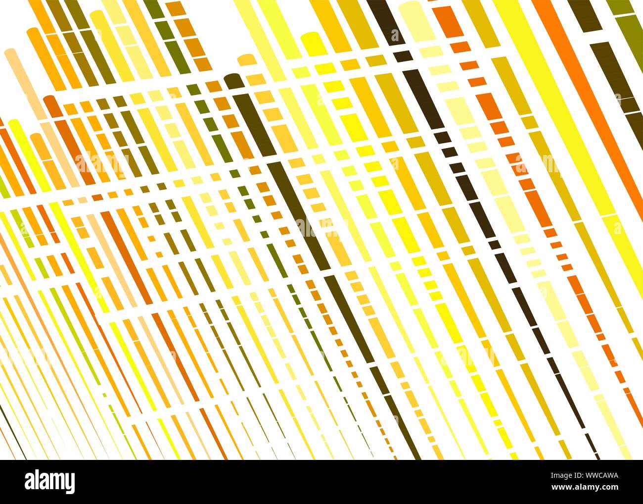 Grid, mesh with intermittent, dashed lines. Intersecting dynamic stripes. Irregular grating, lattice texture. Interlocking, criss-cross abstract geome Stock Vector