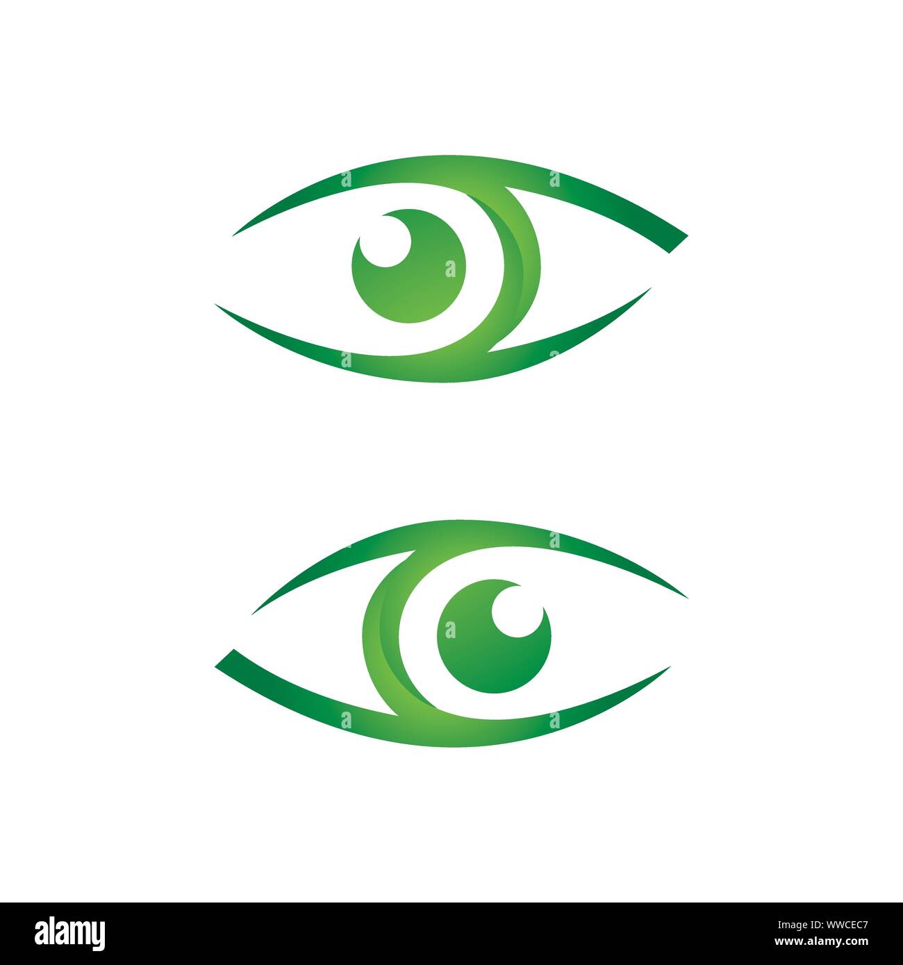 Vision Eyes Logo design idea concept vector illustrations Stock Vector