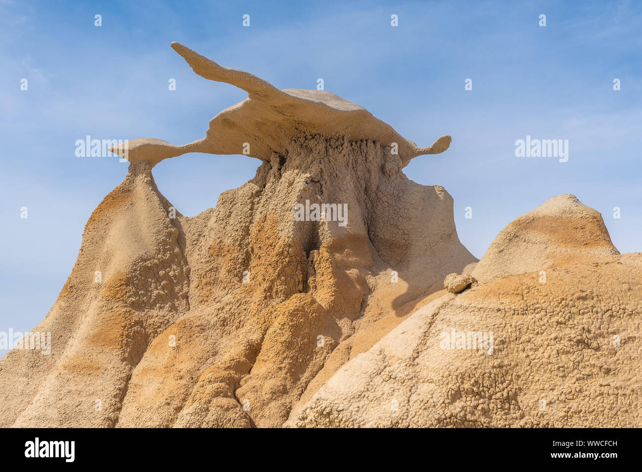The Wings rock formation in Bisti Wilderness area, New Mexico, USA Stock Photo