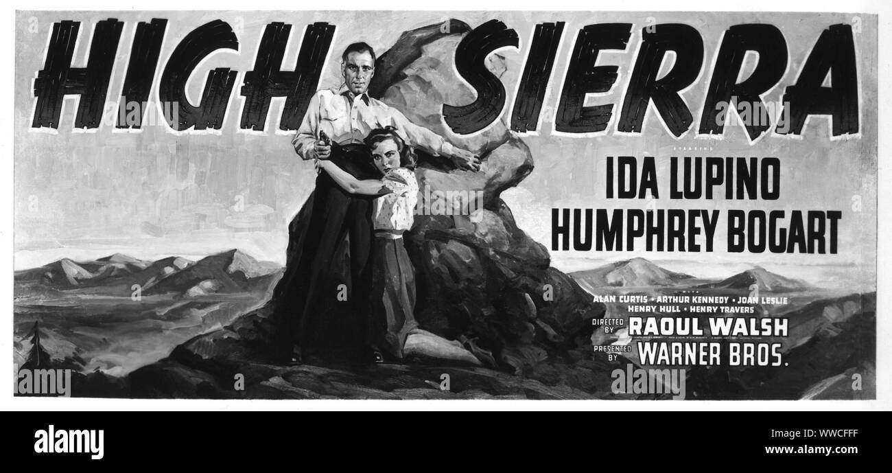 IDA LUPINO as Marie and HUMPHREY BOGART as Roy ' Mad Dog ' Earle in HIGH SIERRA 1941 director RAOUL WALSH screenplay JOHN HUSTON and W. R. BURNETT novel W.R. BURNETT Warner Bros. Stock Photo
