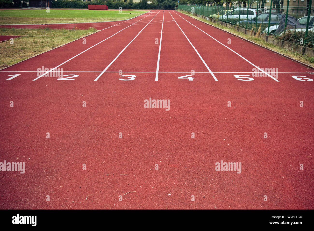 Running Track Start Line