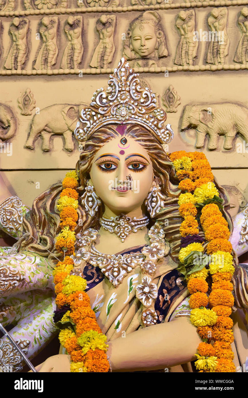 Ma Durga's Idol Stock Photo
