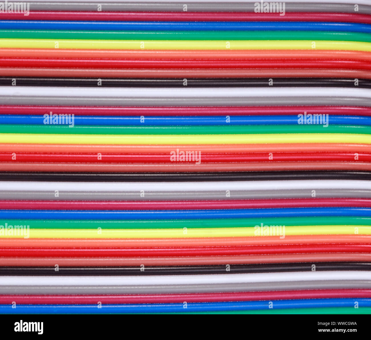 many wire ribbon cable Stock Photo Alamy