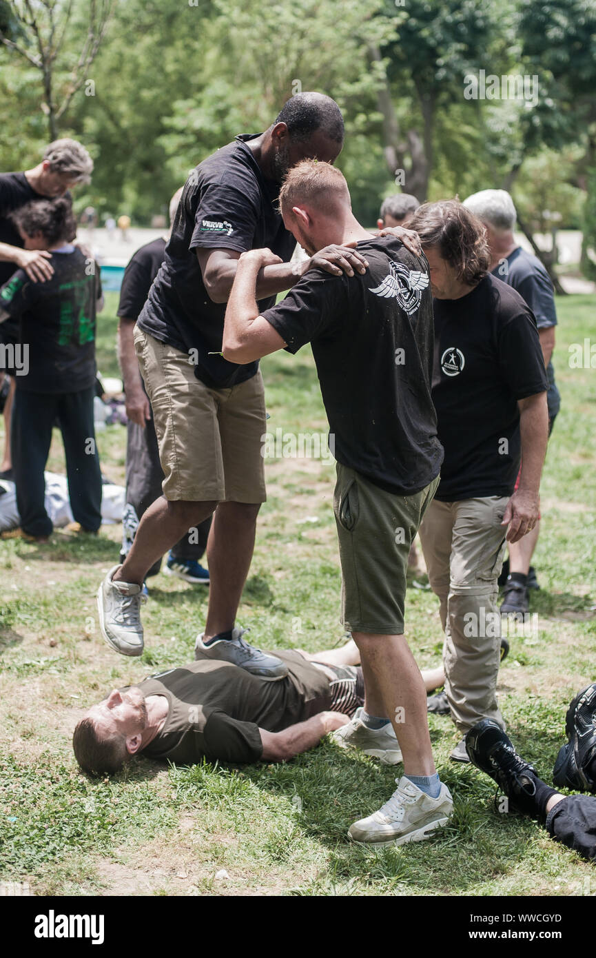 ISTANBUL, TURKEY Maj 30 Jun 02. 2019. Large group of international