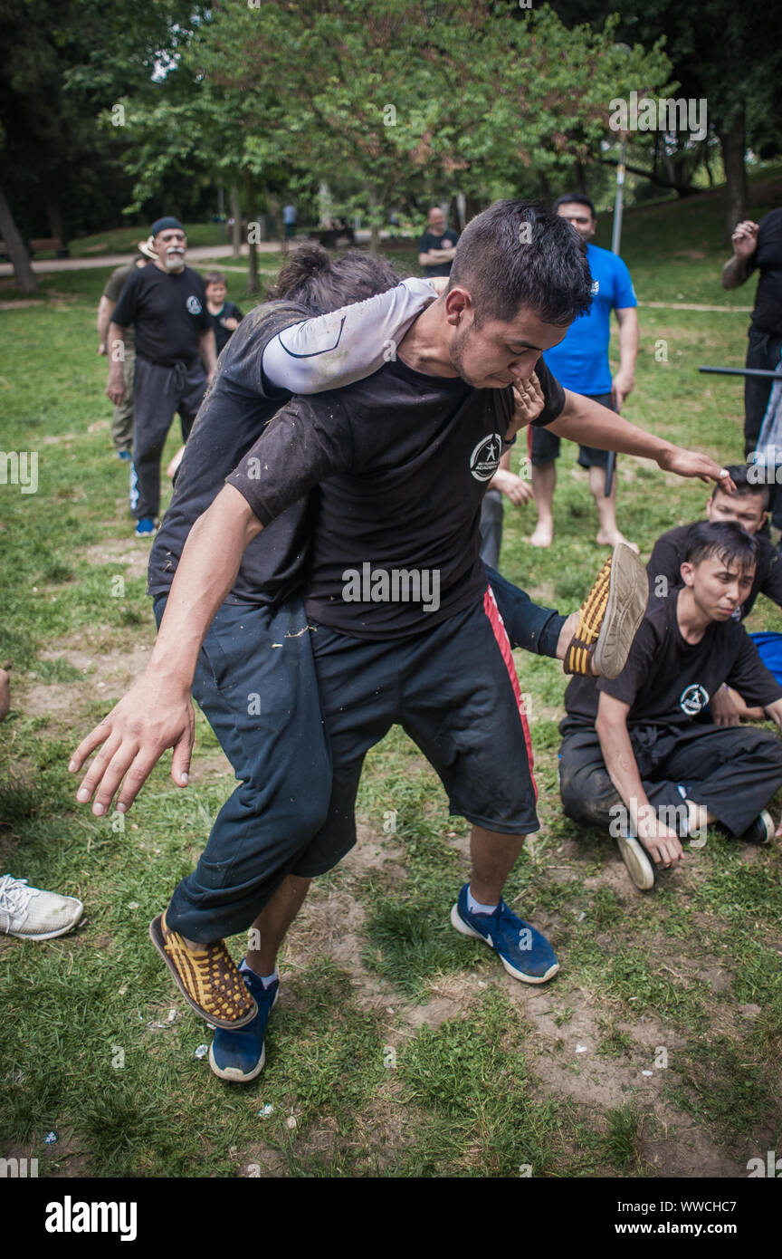 ISTANBUL, TURKEY - Maj 30 - Jun 02. 2019. Large group of international ...