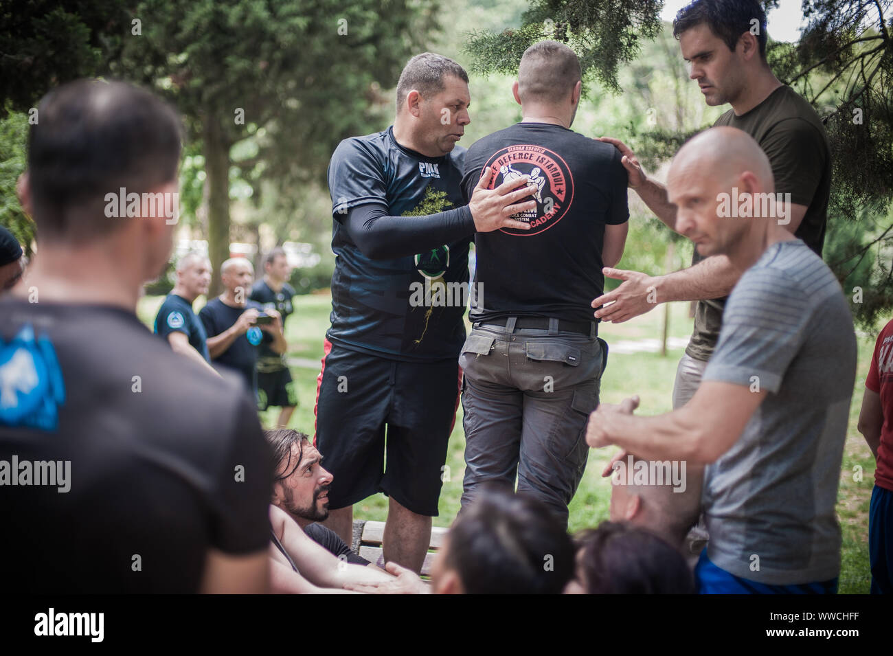 ISTANBUL, TURKEY - Maj 30 - Jun 02. 2019. Large group of international ...