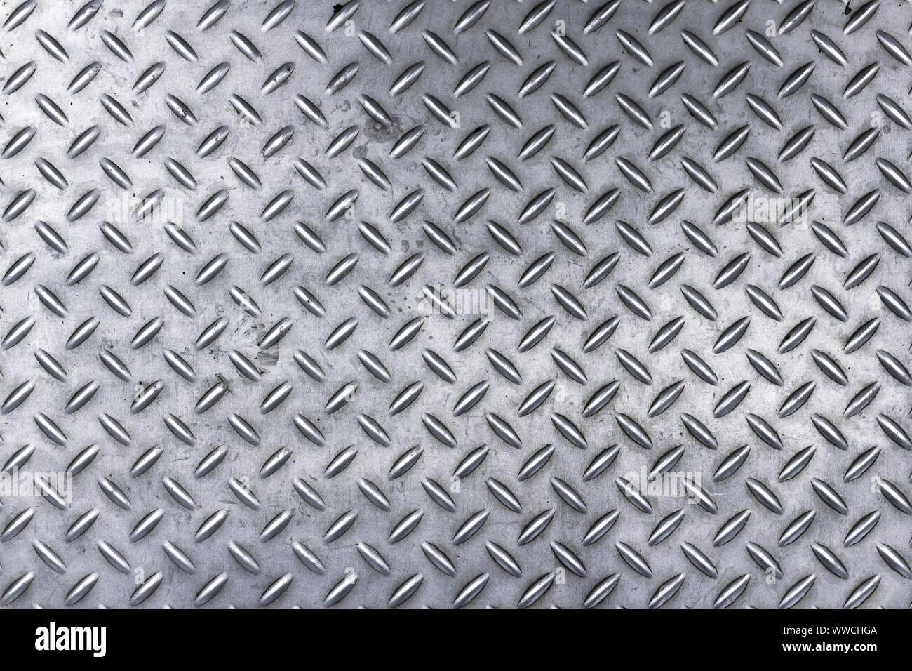 Metal floor plate pattern Stock Photo