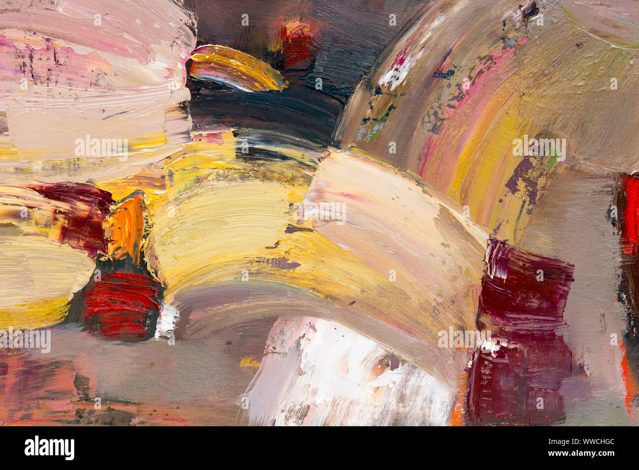 Unique clear-cut painting in light tone for interiors. Can be used as ... - Clear Contextured Painting