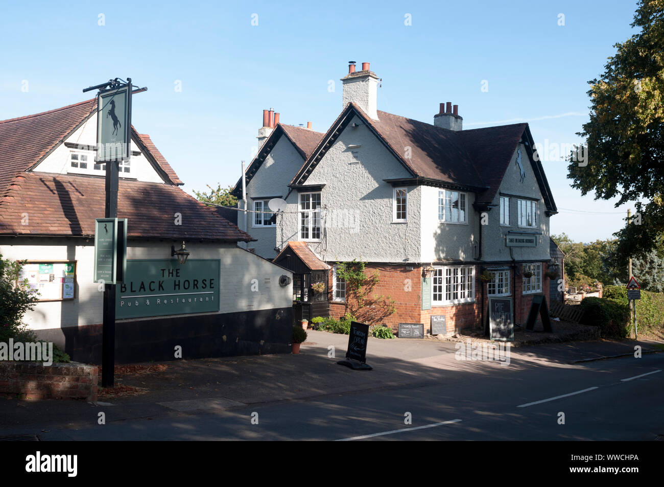 The Black Horse pub, Foxton, Leicestershire, England, UK Stock Photo