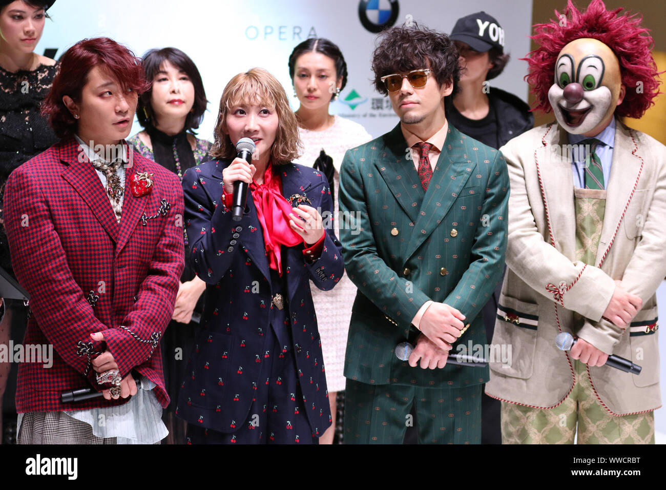 Tokyo Japan 14th Sep 2019 L R Members Of Japanese Pop Group Sekai No Owari Fukase Saori
