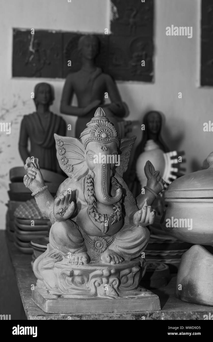 Ganesh lord Black and White Stock Photos & Images - Alamy