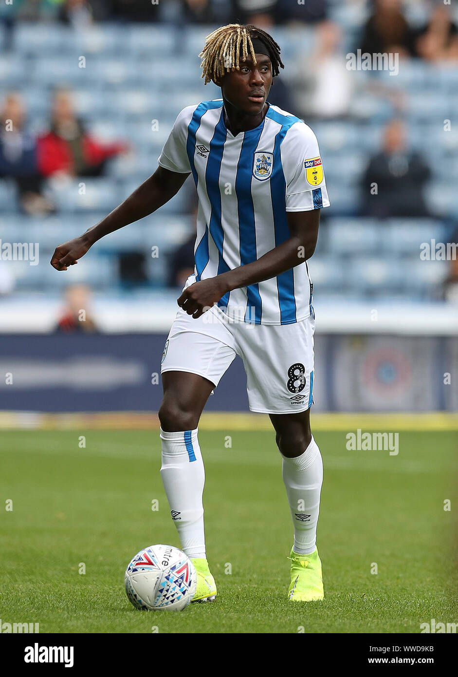 Huddersfield Town S Trevoh Chalobah In Action Against Sheffield Wednesday During The Sky Bet Championship Match At The John Smith S Stadium Huddersfield Stock Photo Alamy