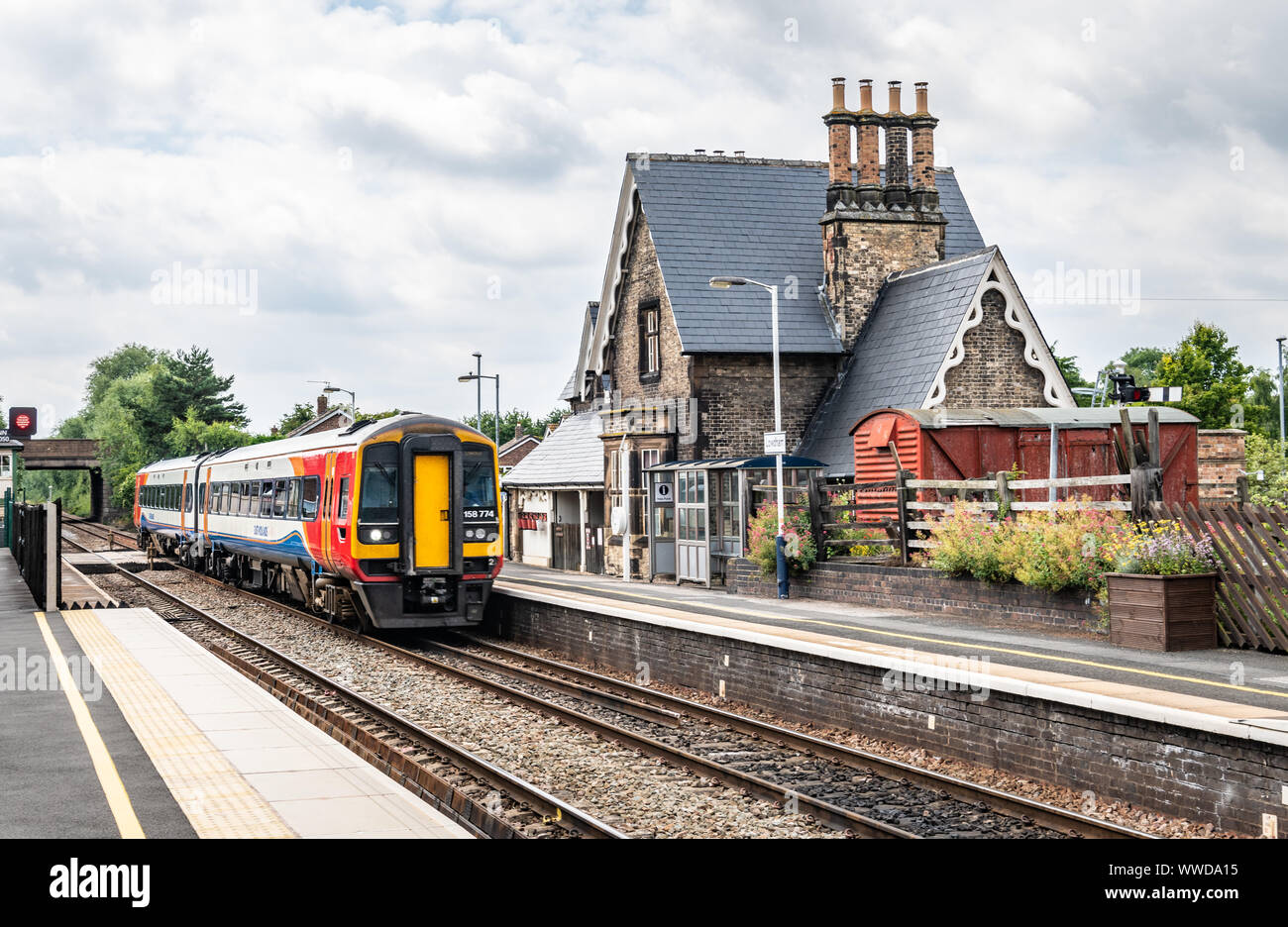 Lowdham Station, Nottinghamshire, England Stock Photo Alamy