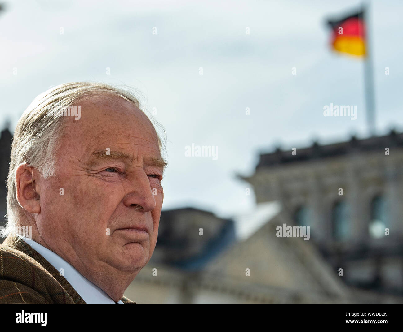 Berlin, Germany. 15th Sep, 2019. AfD Federal Chairman Alexander Gauland ...