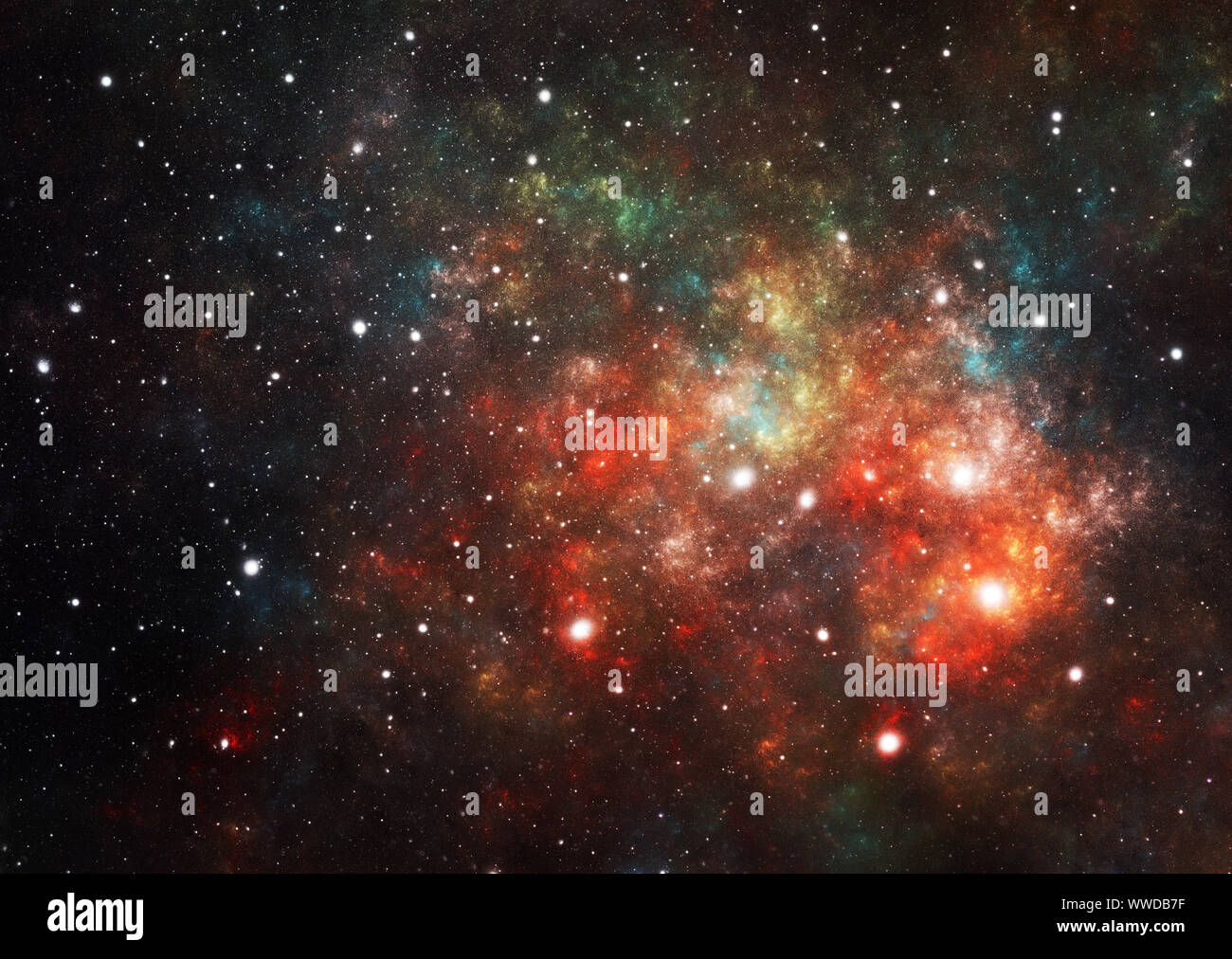 Nebula in space Stock Photo - Alamy