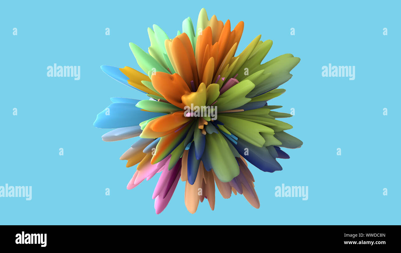 3d render. Abstract colorful background Stock Photo - Alamy