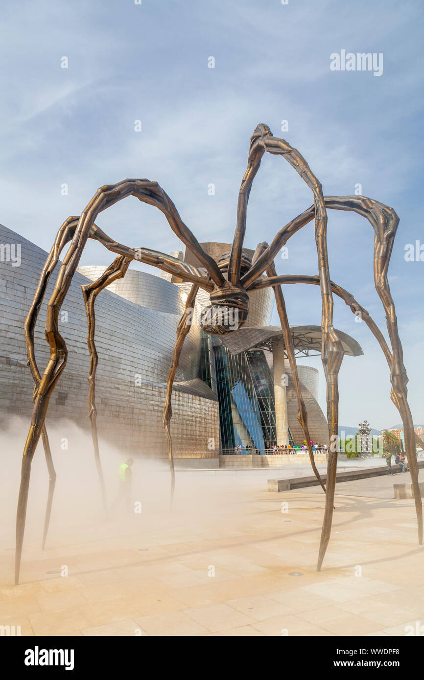 Maman sculpture in Guggenheim Museum Bilbao Spain Stock Photo Alamy Maman sculpture in Guggenheim Museum Bilbao Spain Stock Photo Alamy