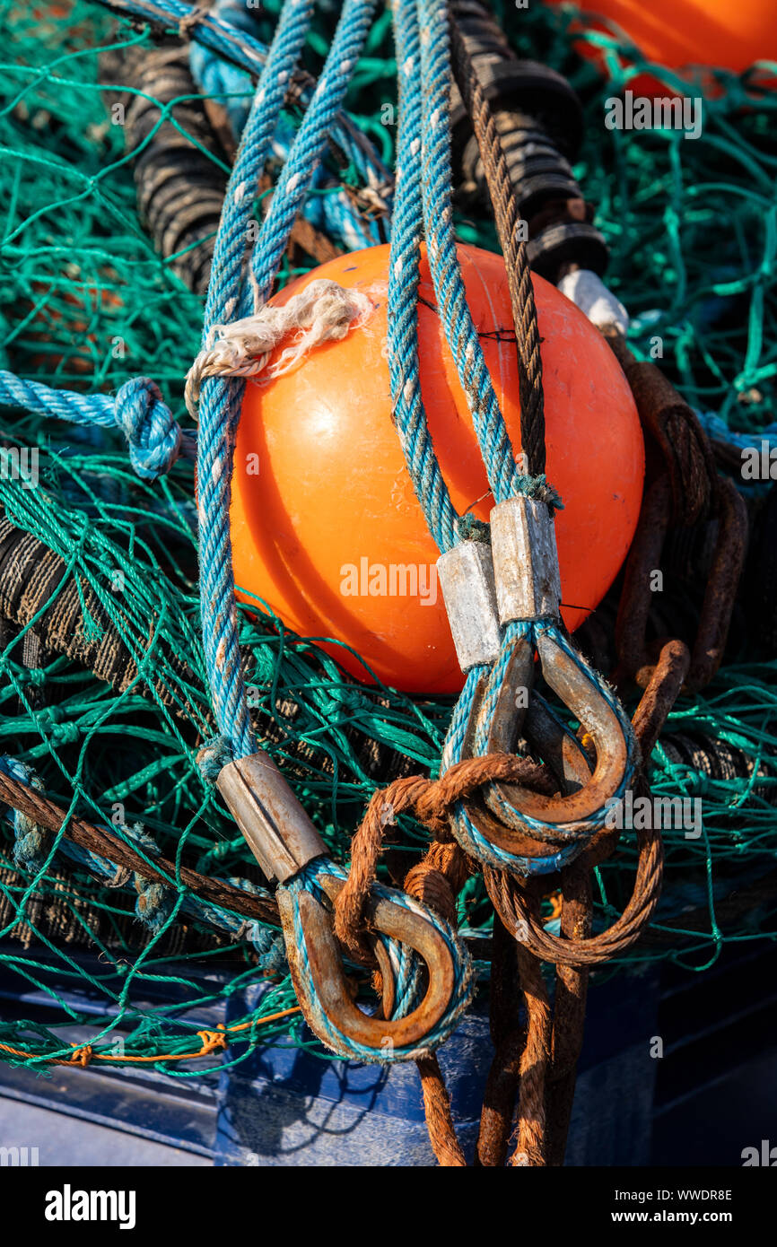 Old fishing line & hook collection point disposal box environmental  environment Stock Photo - Alamy
