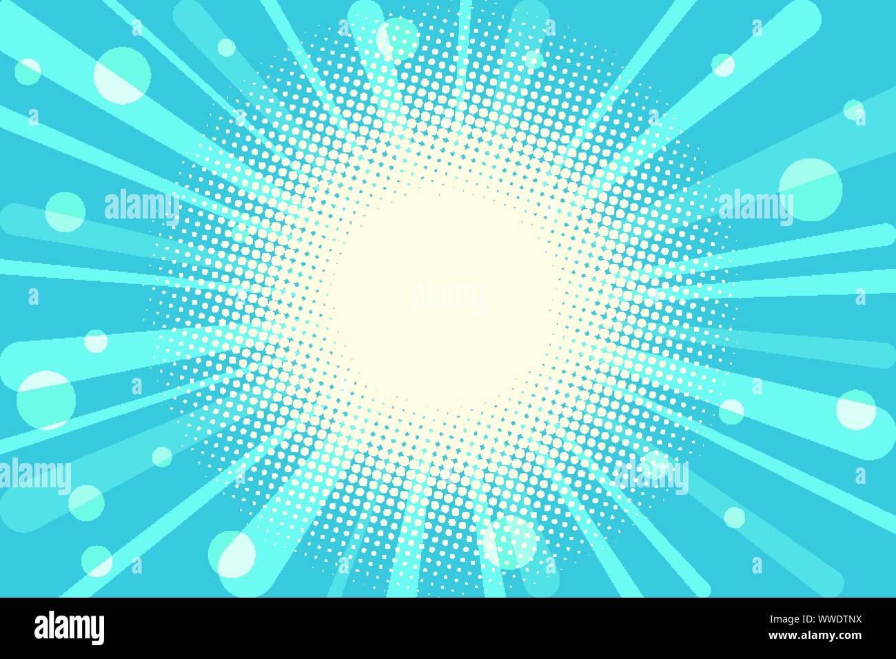 comic blue background cartoon pop art retro vector illustration drawing ...
