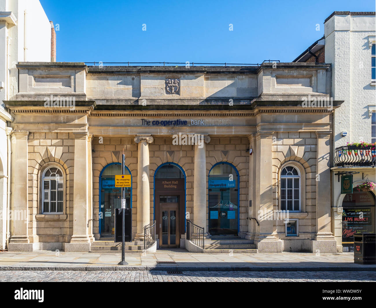COLCHESTER, ESSEX - AUGUST 11, 2018:  Co-Operative Bank Building on the High Street Stock Photo