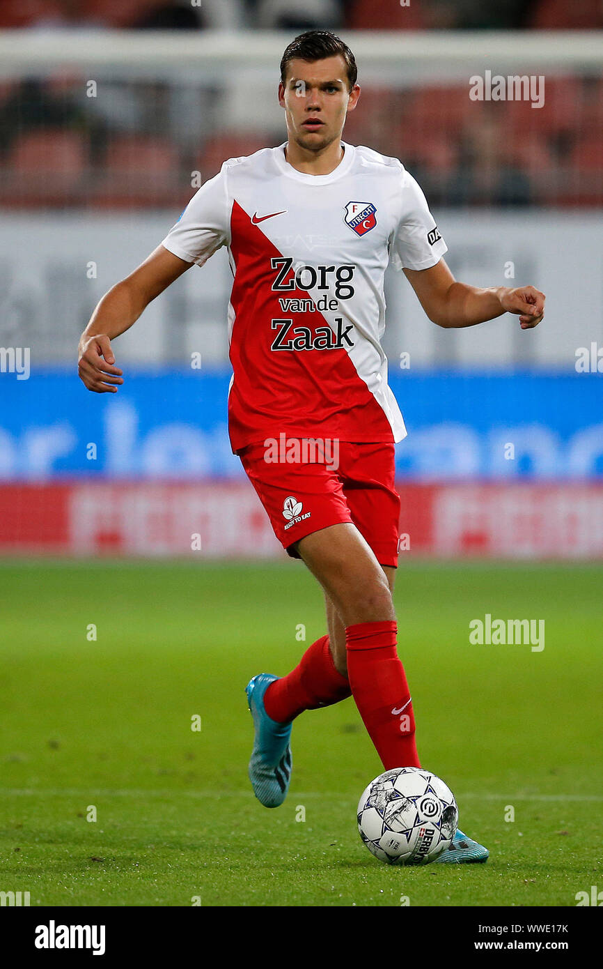 UTRECHT, 14-09-2019, Stadium Galgenwaard, season 2019 / 2020, Dutch  Eredivisie, FC Utrecht player Justin Hoogma during the match FC Utrecht -  FC Emmen Stock Photo - Alamy