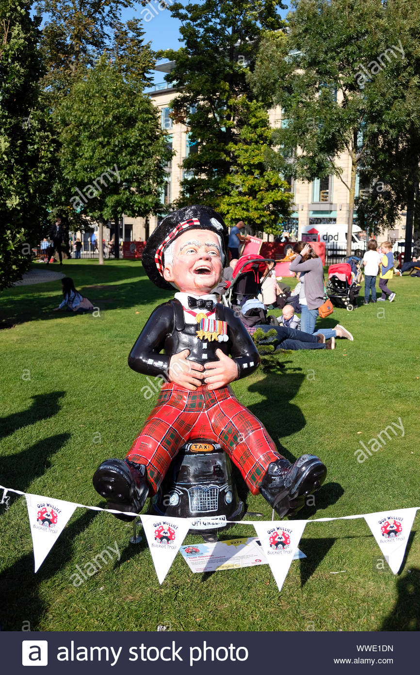 Tom Gilzean, Oor Wullie Big Farewell weekend at St Andrew Square, Edinburgh Scotland  13th - 15th September 2019 Stock Photo
