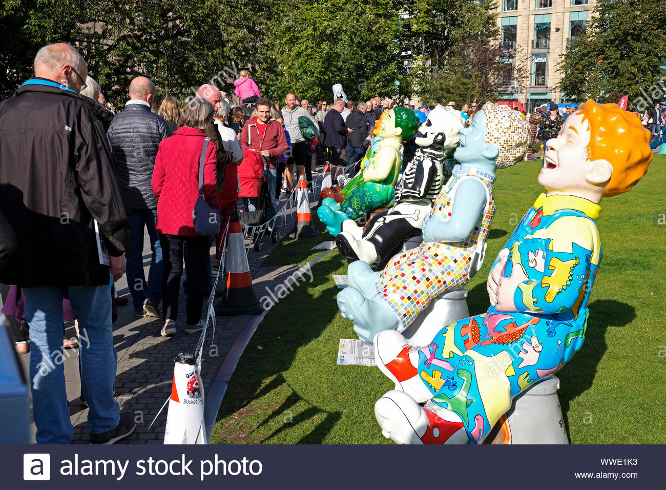 Oor Wullie Big Farewell weekend at St Andrew Square, Edinburgh Scotland  13th - 15th September 2019 Stock Photo