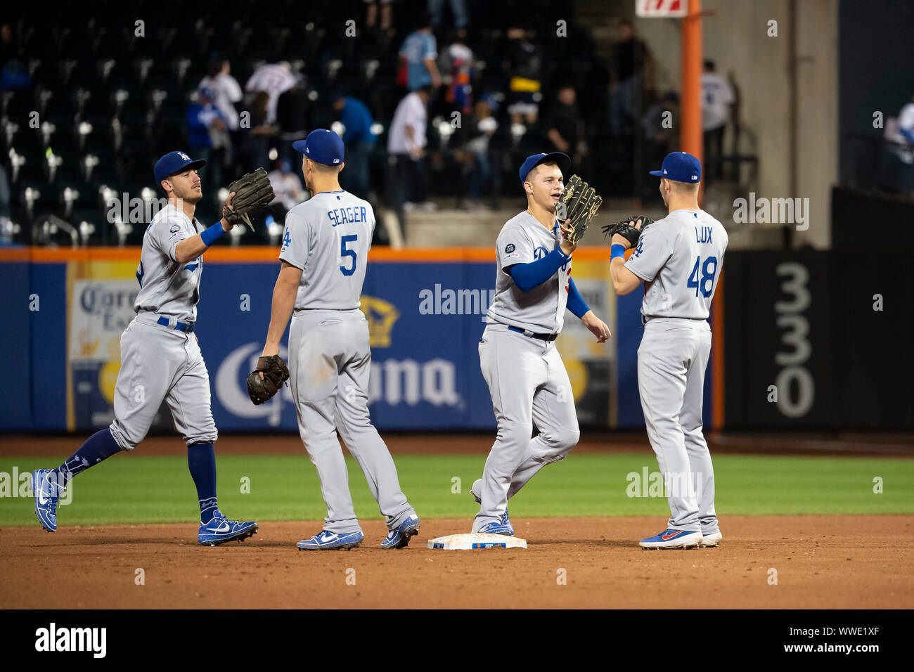 Queens, New York, USA. 13th Sep, 2019. Los Angeles Dodgers right