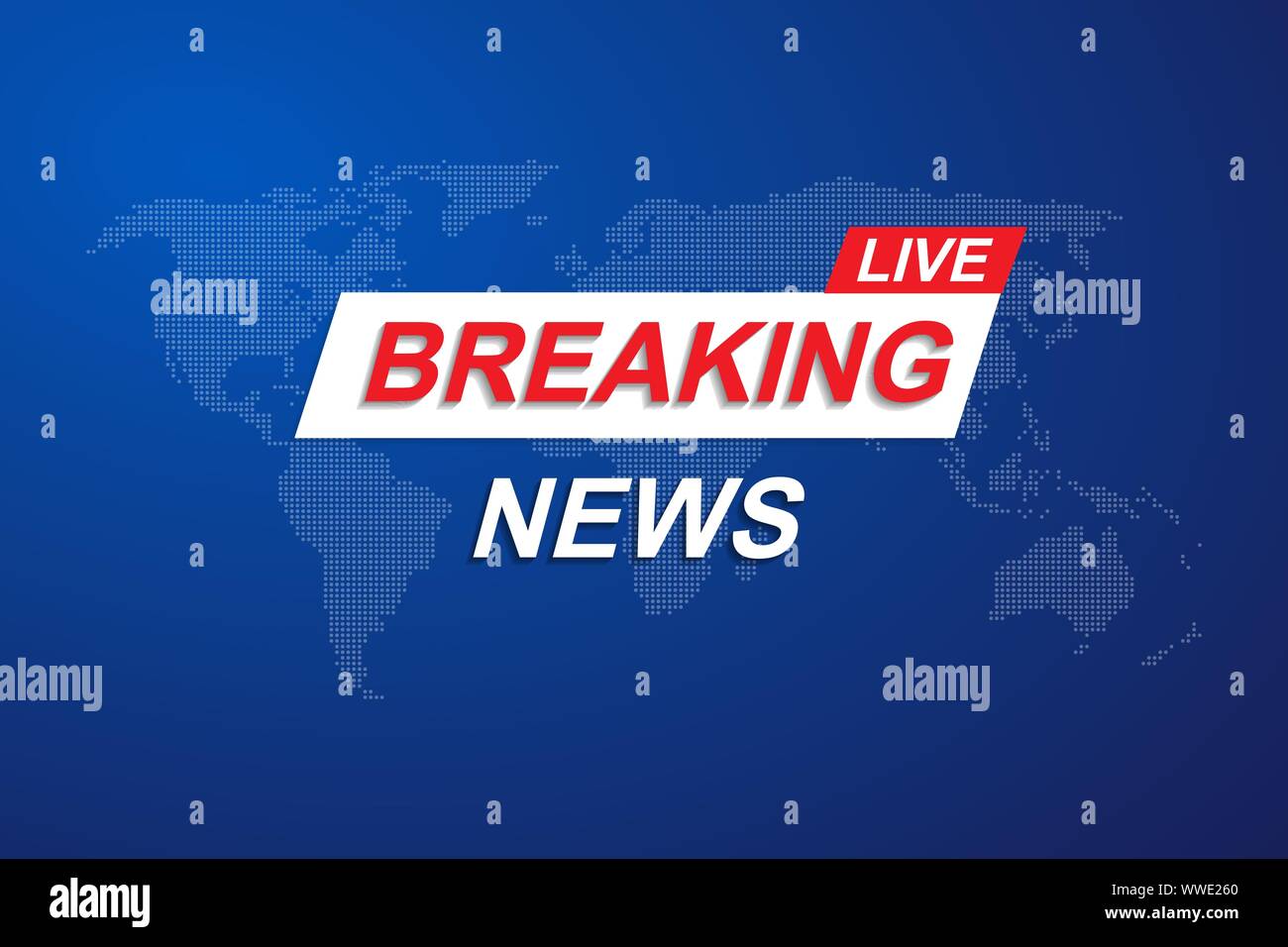 Breaking News title template for TV screen background Stock Vector Image &  Art - Alamy