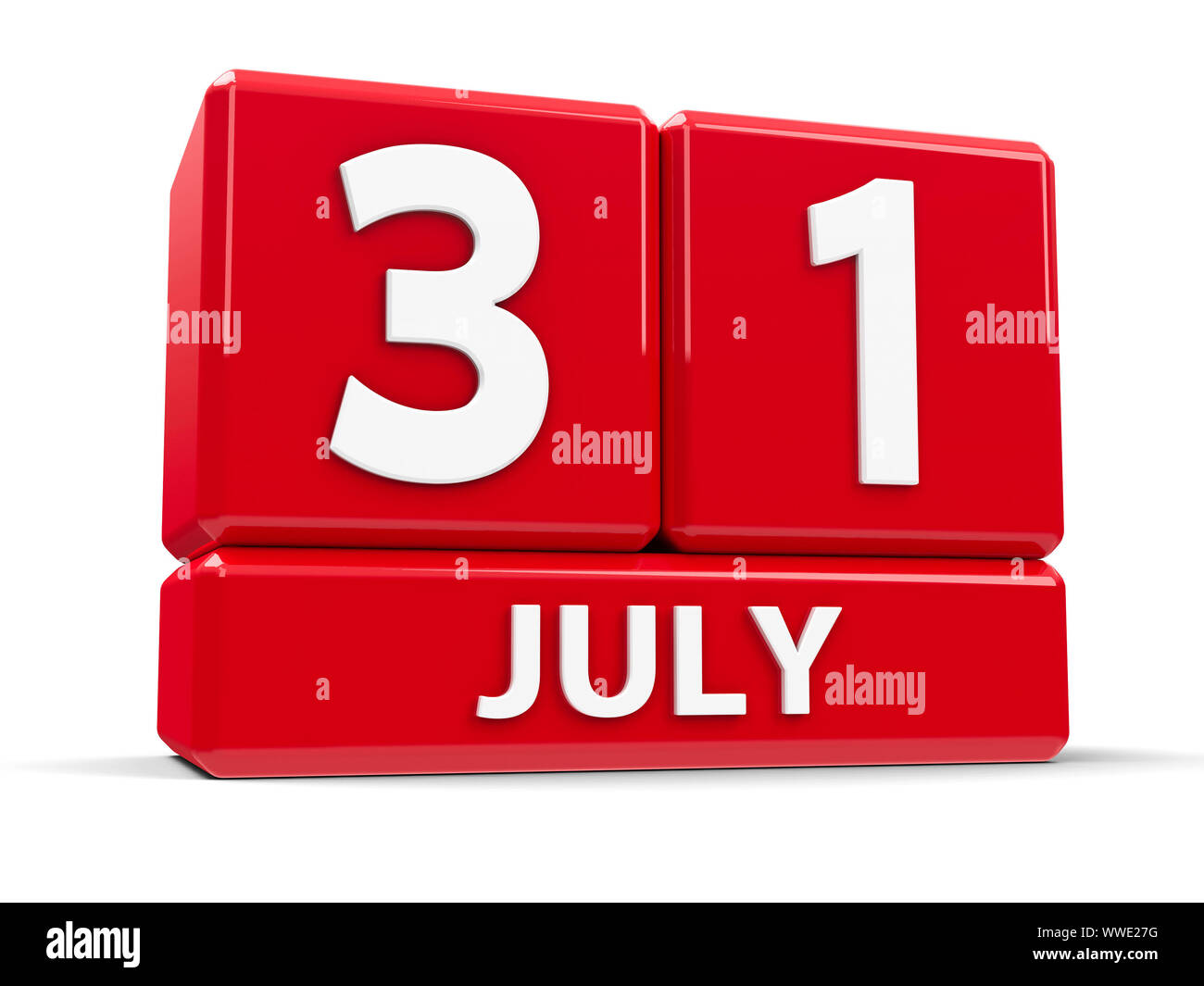 31st of july Cut Out Stock Images & Pictures - Alamy