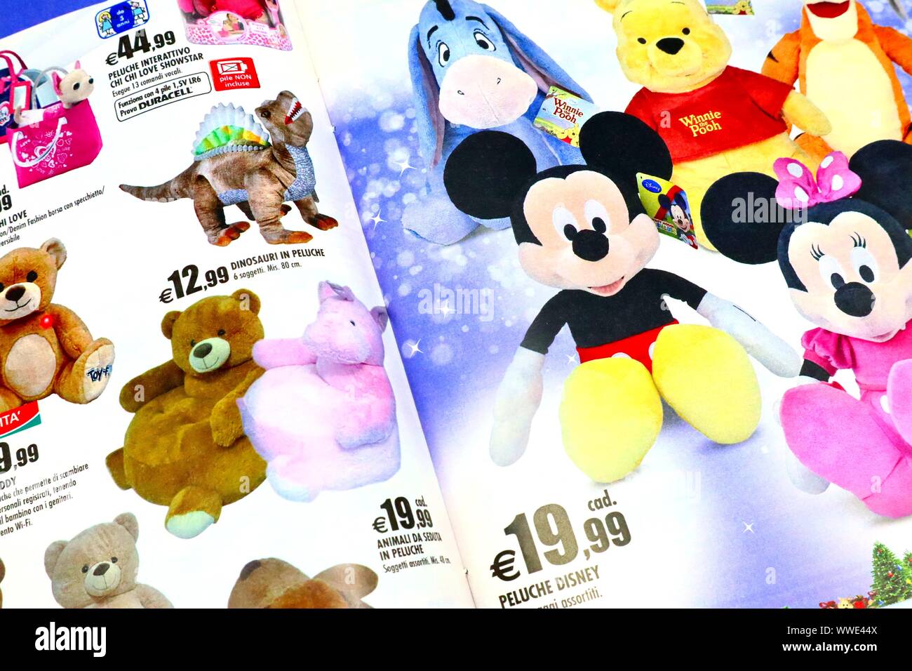 View of a Toy Catalogue Sale Stock Photo - Alamy