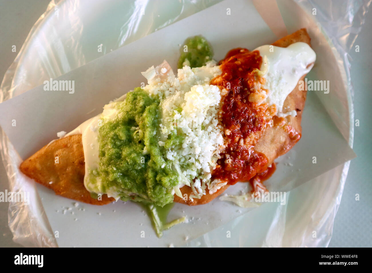 Deep Fried Quesadilla in Mexico City Stock Photo Alamy