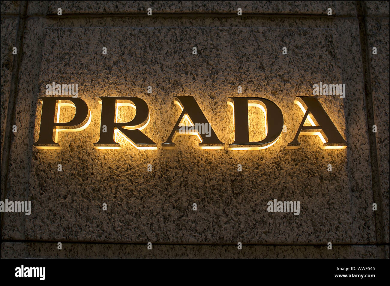 Prada logo hi-res stock photography and images - Alamy