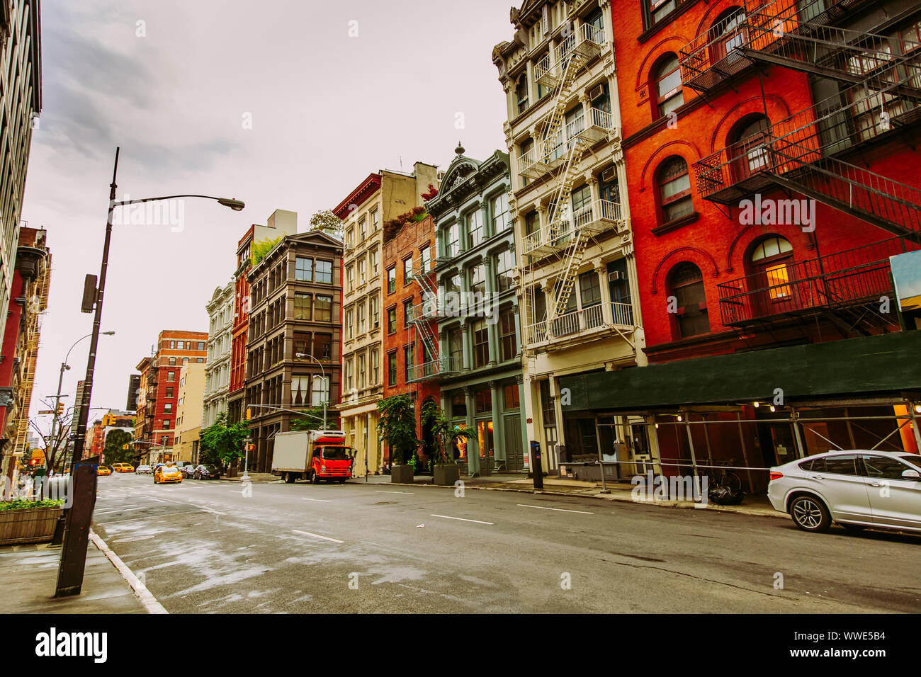 SoHo Broome St in New York City, USA Stock Photo Alamy