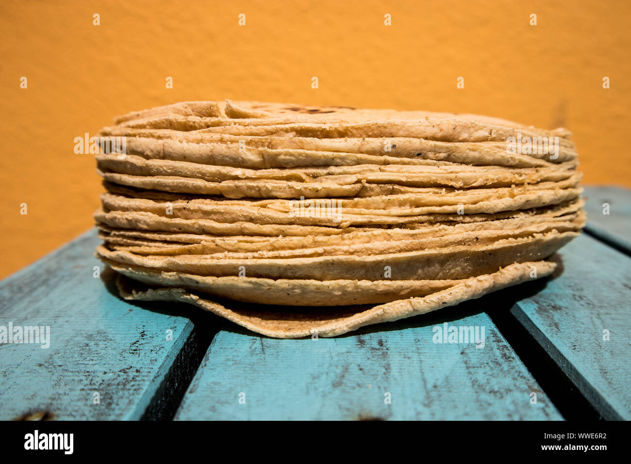 Fresh Corn Tortillas in Mexico Stock Photo Alamy