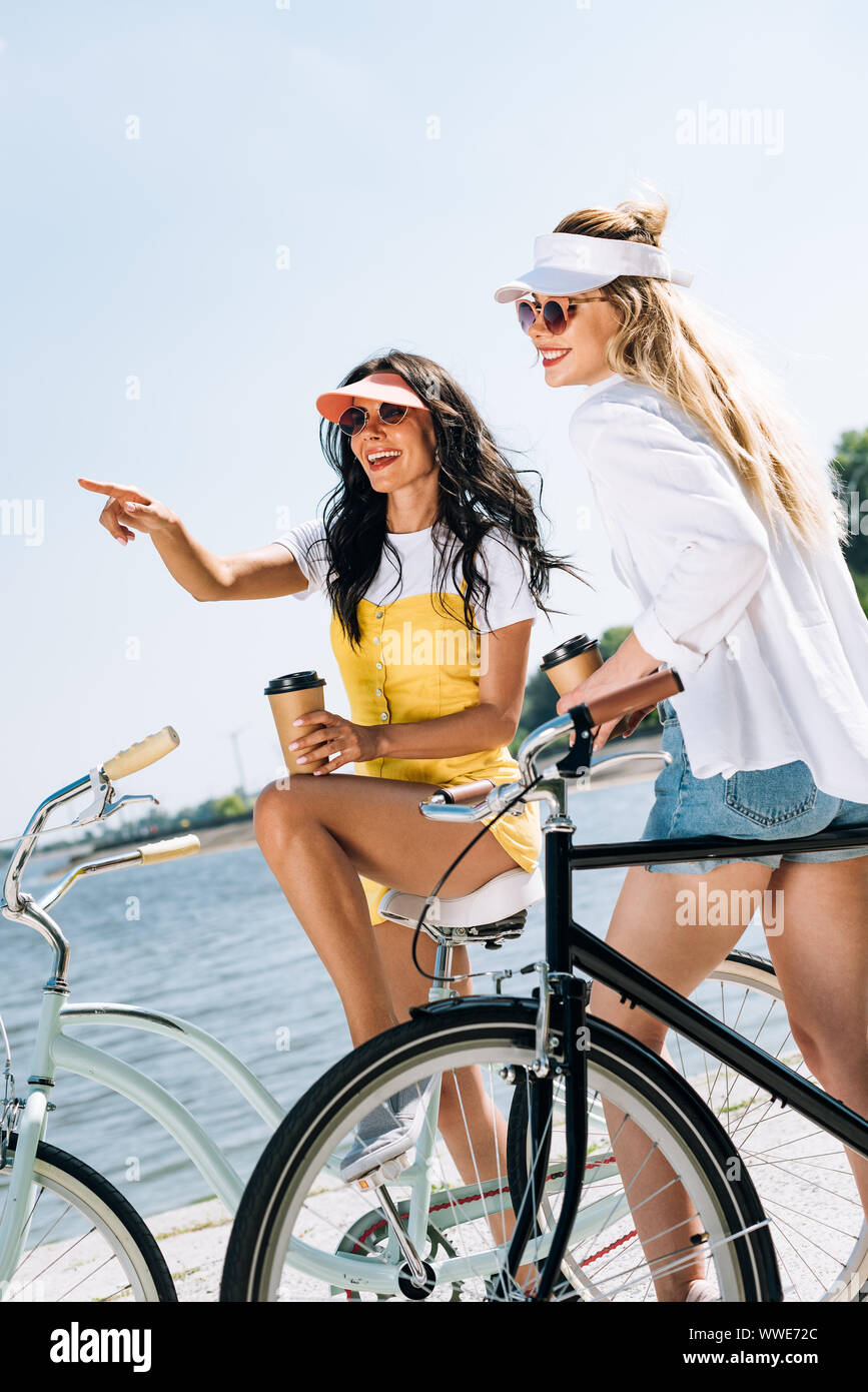 Girls on bikes hi res stock photography and images Alamy
