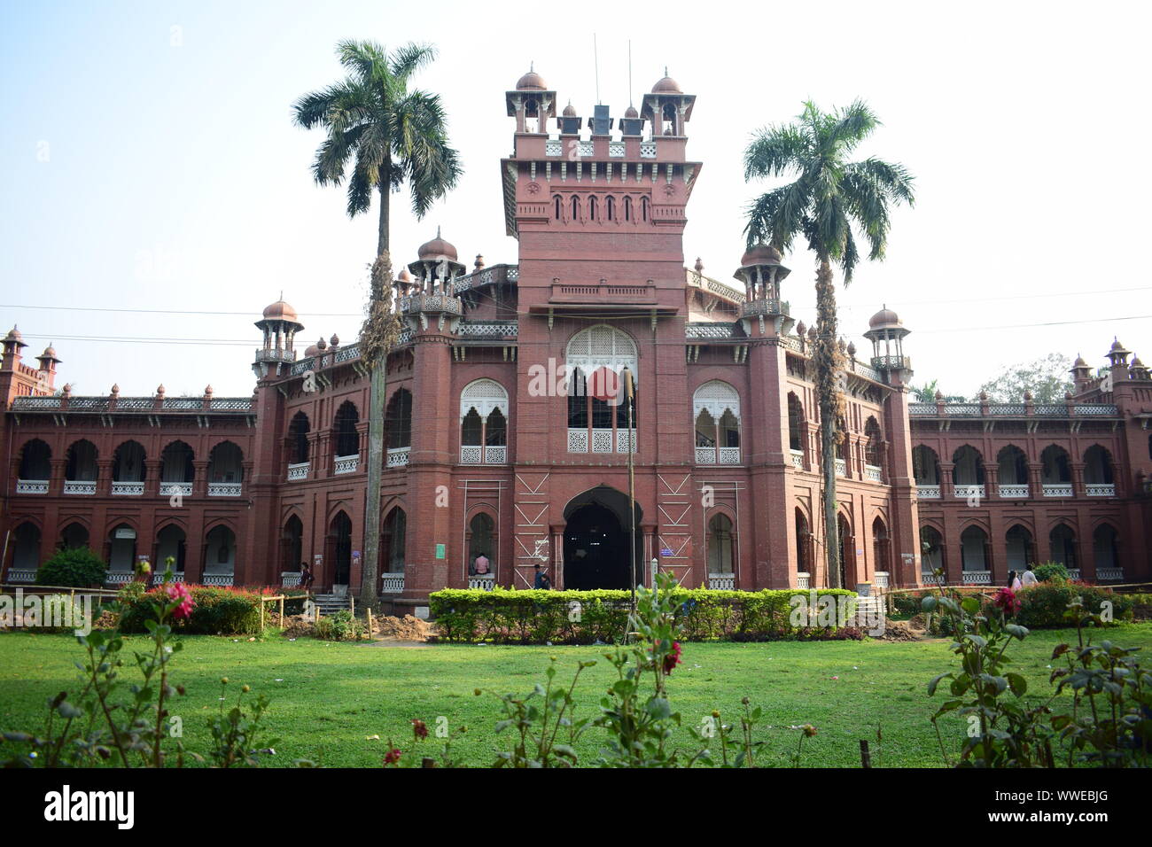 Curzon hall the historic Administrative building of newly partitioned bangla Stock Photo