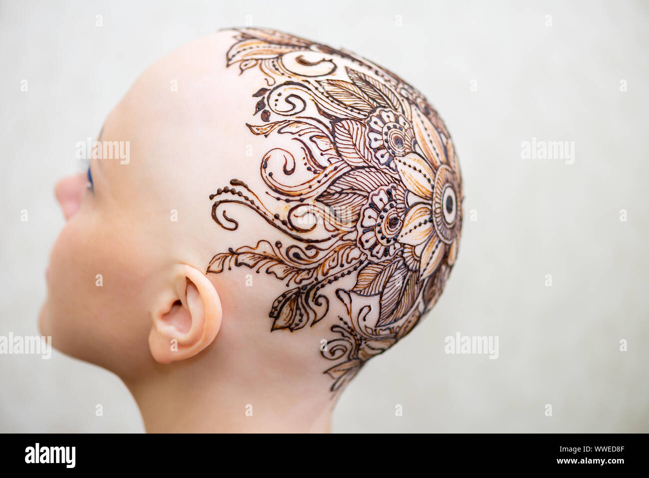 Henna Head High Resolution Stock Photography And Images Alamy