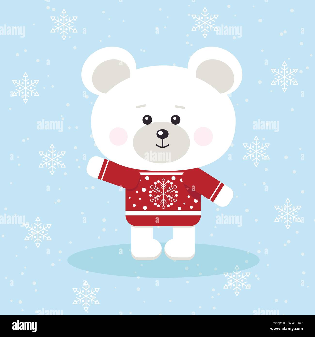 cute christmas bear