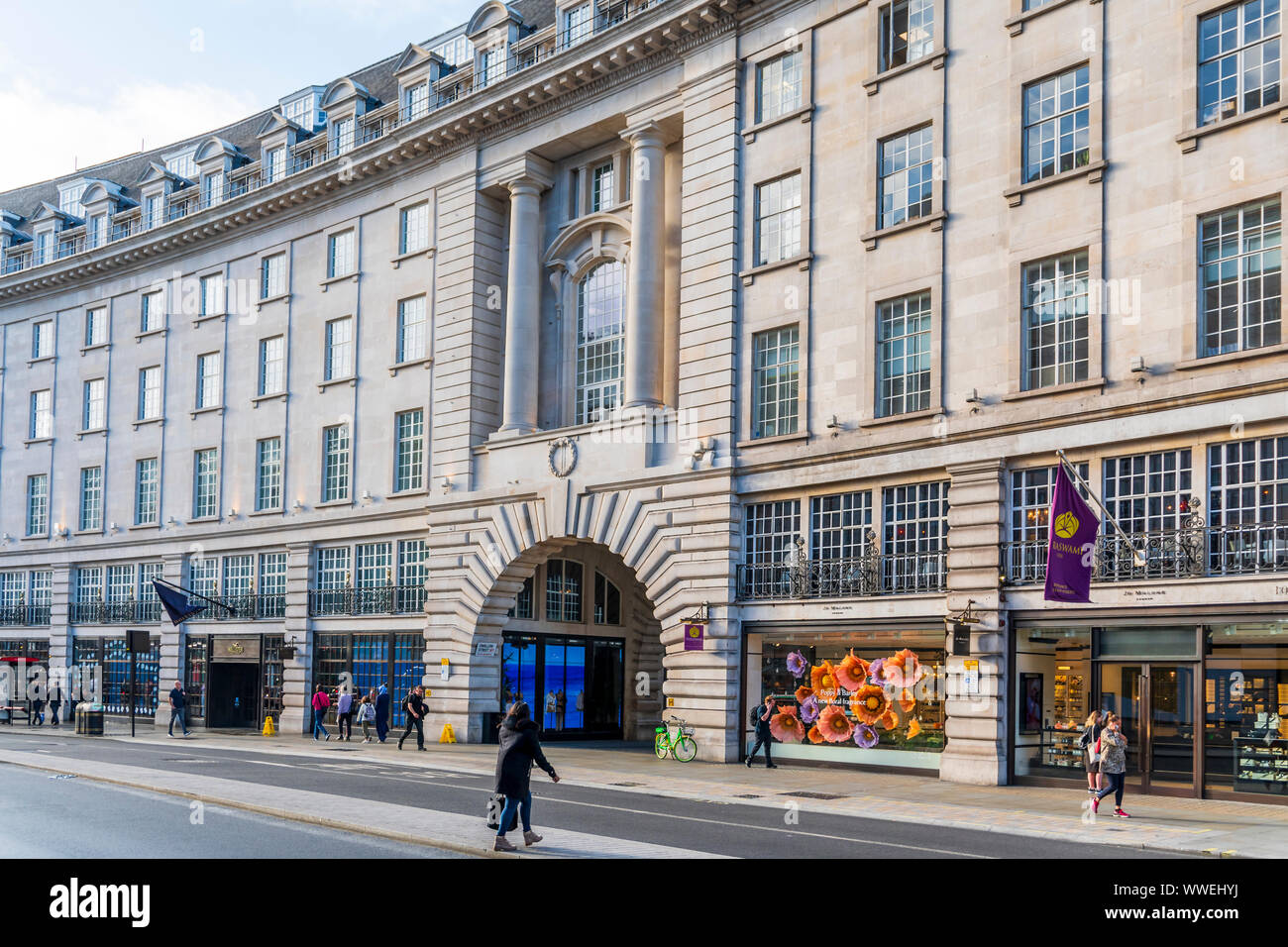 Shops on Regent Streent, London Stock Photo