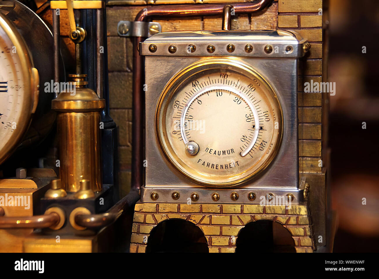 An antique and highly collectible 19th century French Industrial clock