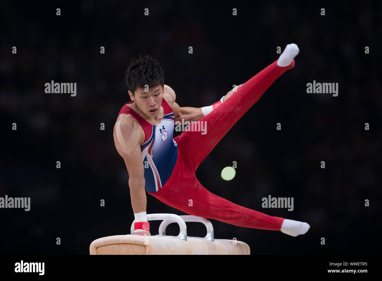 Paris, France. 15th Sep, 2019. Chih Kai Lee from Taipei during 2019 FIG