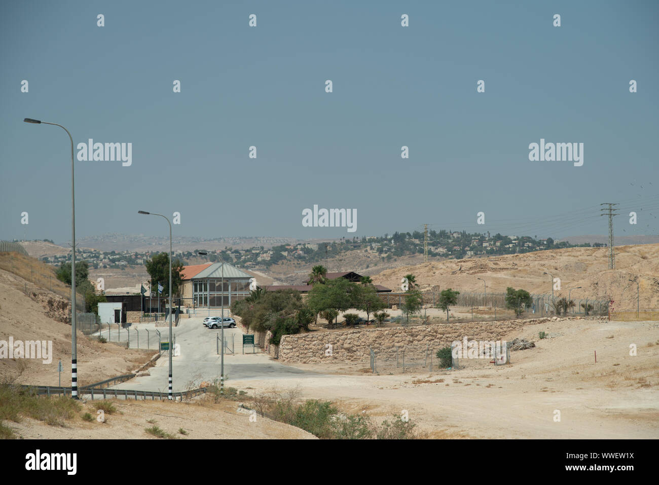 ISRAEL - AUGUST 30, 2019 - Museum of the Good Samaritan right off Route 1 Exit Stock Photo