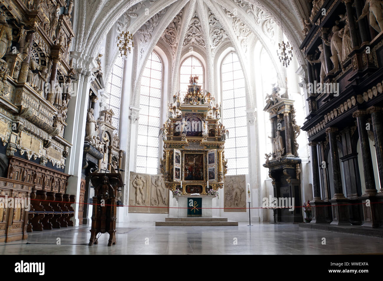 barocke evangelische Stadtkirche St. Marien, Celle, Niedersachsen, Deutschland Stock Photo